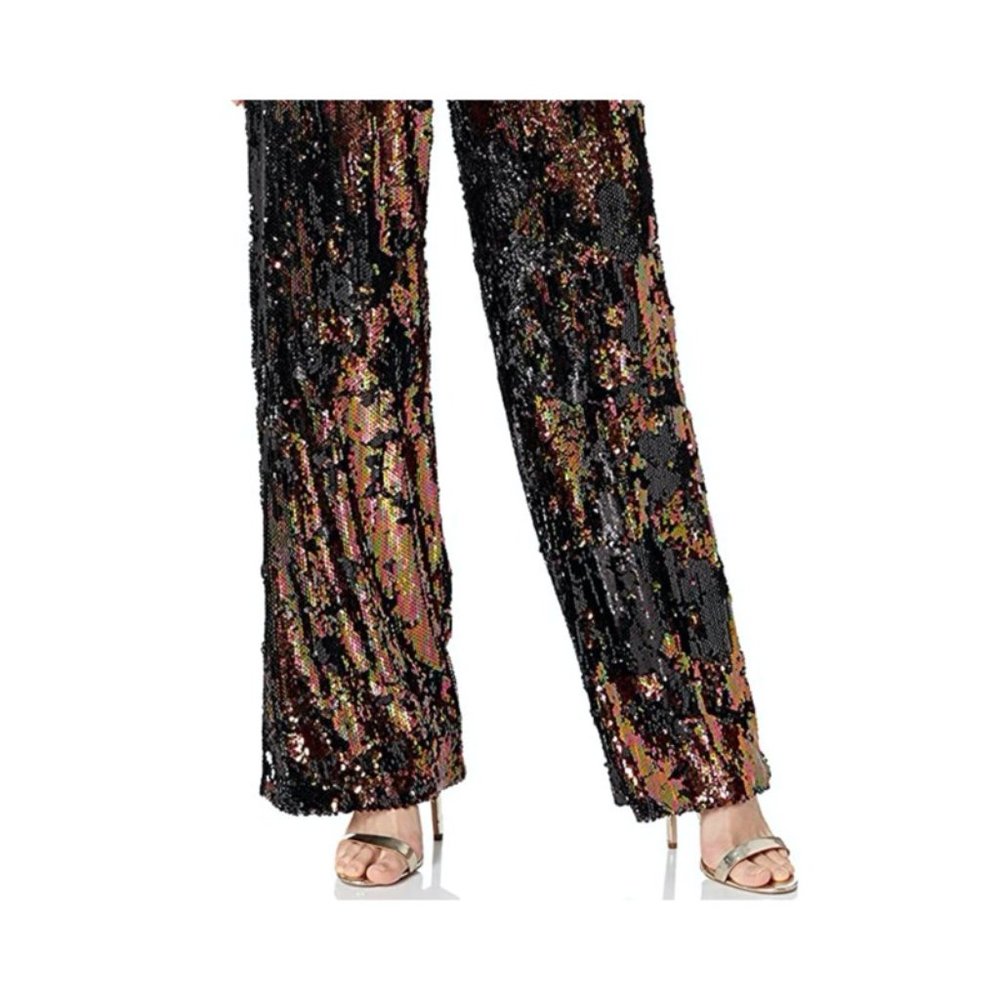Dress The Population Sequin Jumpsuit Auburn Bronze - Picture 5 of 9